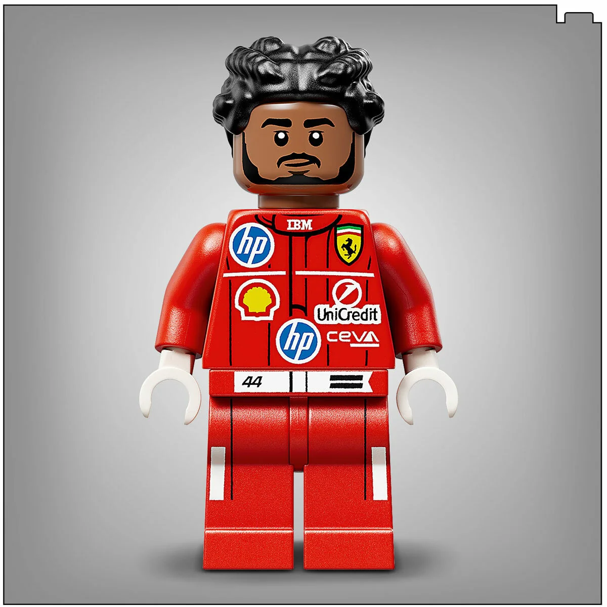 LEGO F1 Lewis Hamilton Helmet Building Set 43022 Modena Yellow 884 Pieces - Image 6