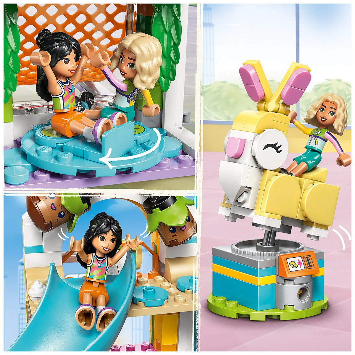 LEGO Friends Fun Indoor Playground 42686 668 Piece Action-Packed Set - Image 6
