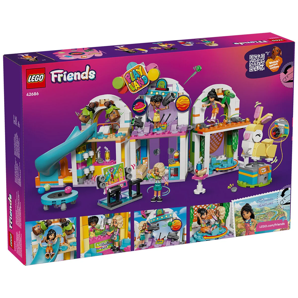 LEGO Friends Fun Indoor Playground 42686 668 Piece Action-Packed Set - Image 7