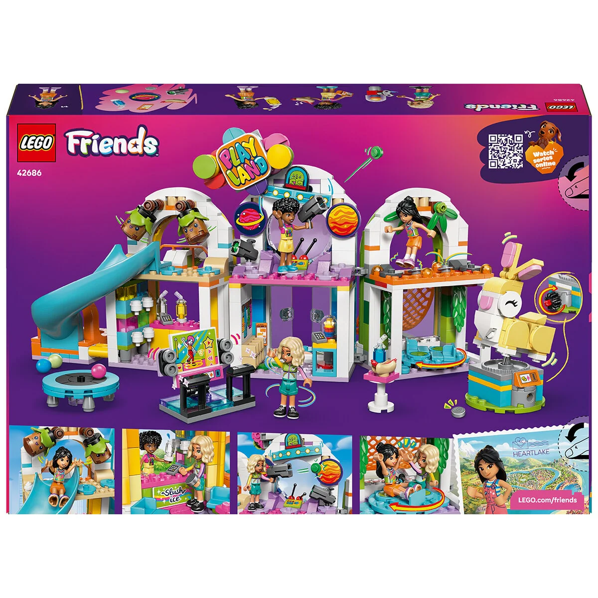 LEGO Friends Fun Indoor Playground 42686 668 Piece Action-Packed Set - Image 8