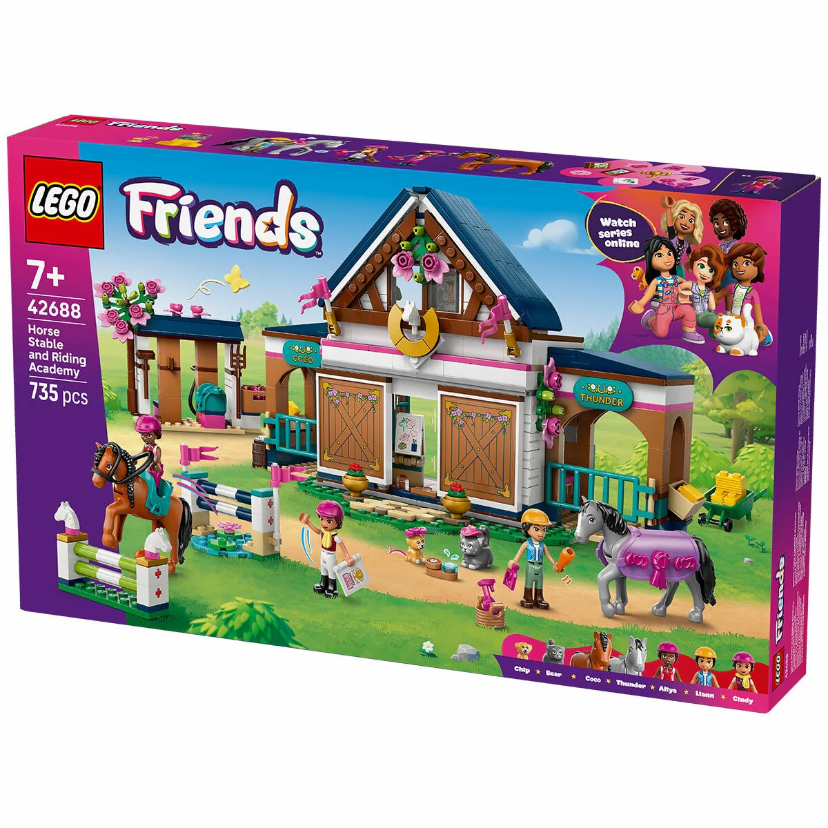 LEGO Friends Creative Horse Stable and Riding Academy 42688 735 Pieces - Image 6