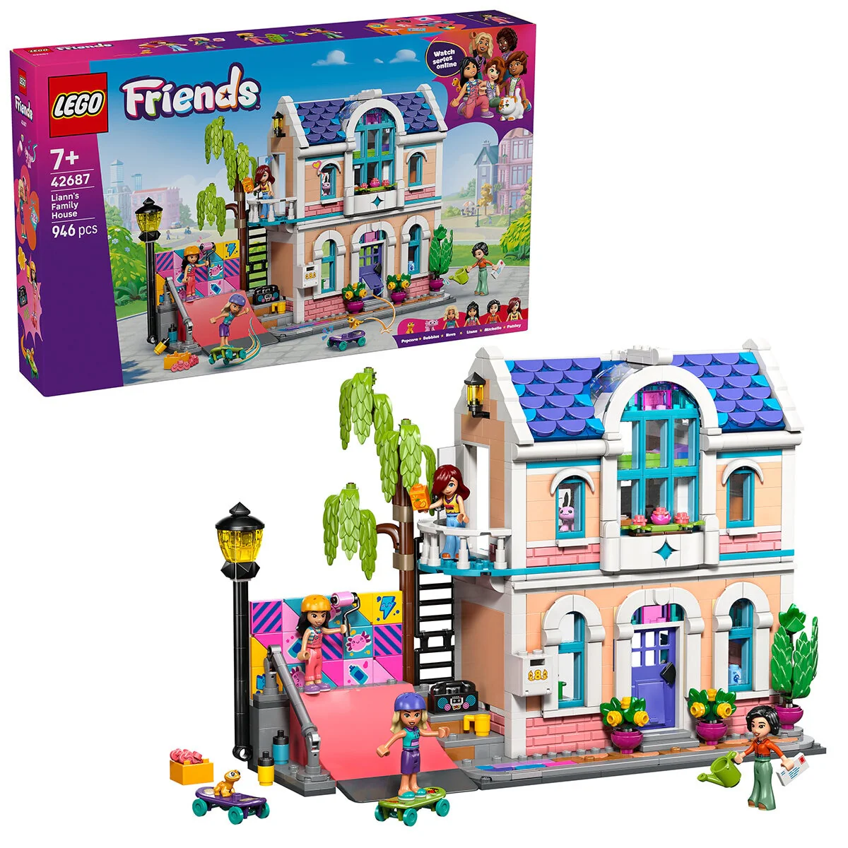 LEGO Friends Liann’s Family House 42687 946-Piece Imaginative Playset