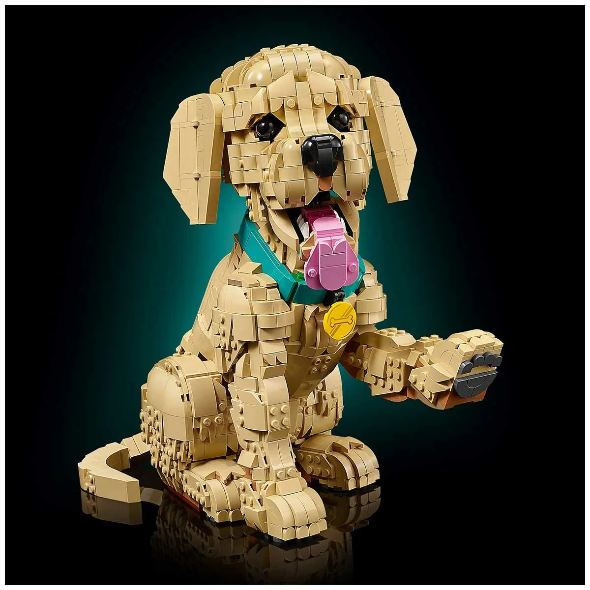 LEGO Icons Golden Retriever Puppy 11384 Adult Building Kit - Image 3