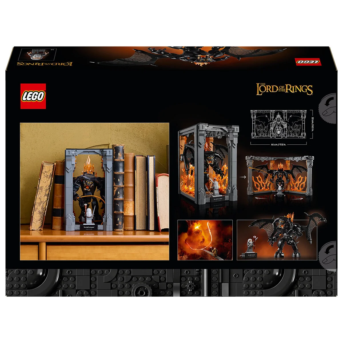 LEGO Icons Balrog Book Nook The Lord of the Rings 10367 1201pc - Image 11
