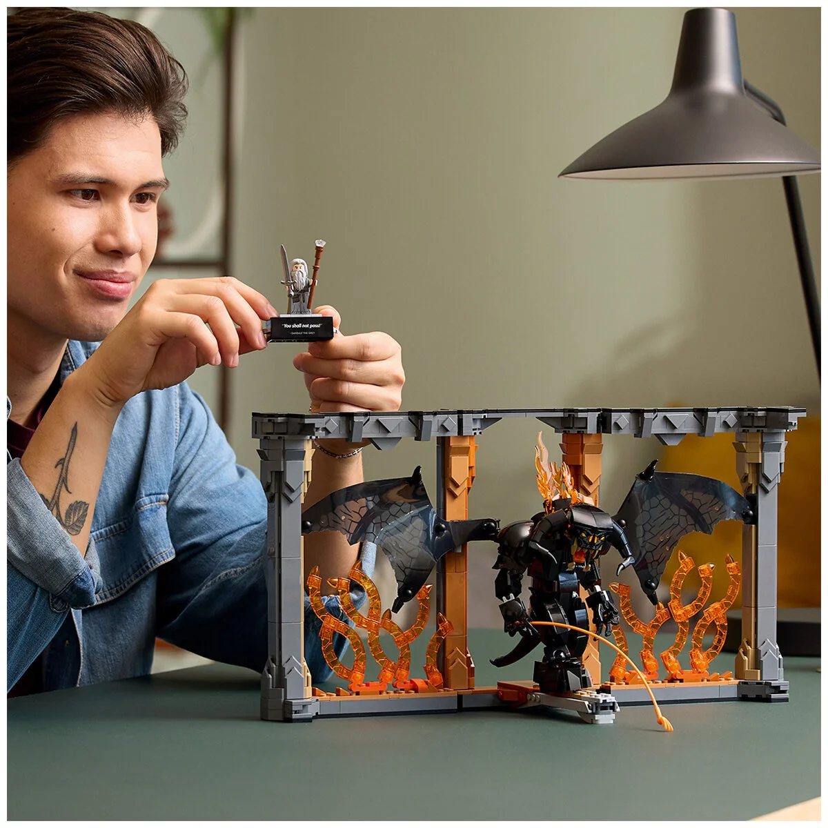 LEGO Icons Balrog Book Nook The Lord of the Rings 10367 1201pc - Image 6