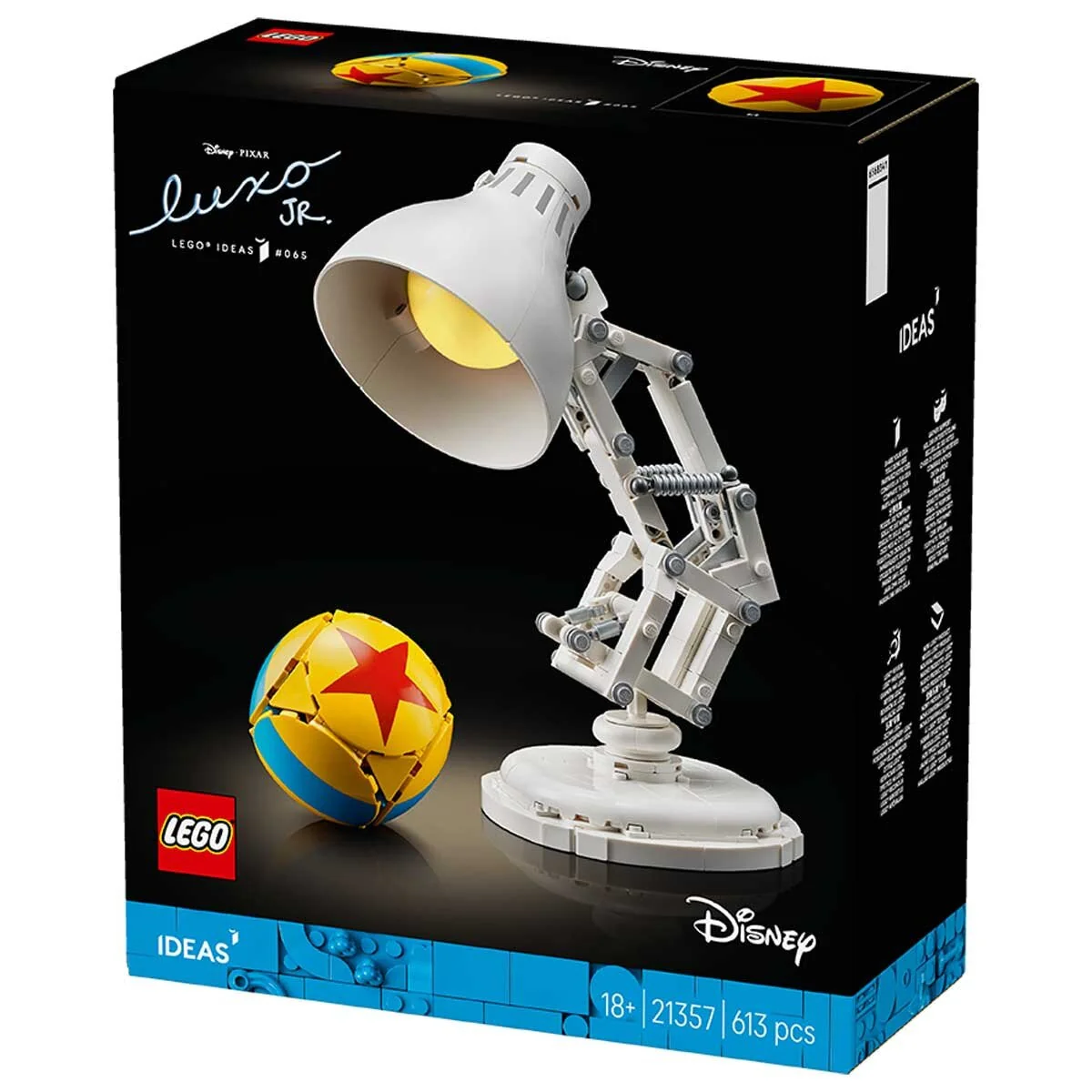 LEGO Ideas Disney Pixar Luxo Jr 21357 613-Piece Posable Display Model - Image 8