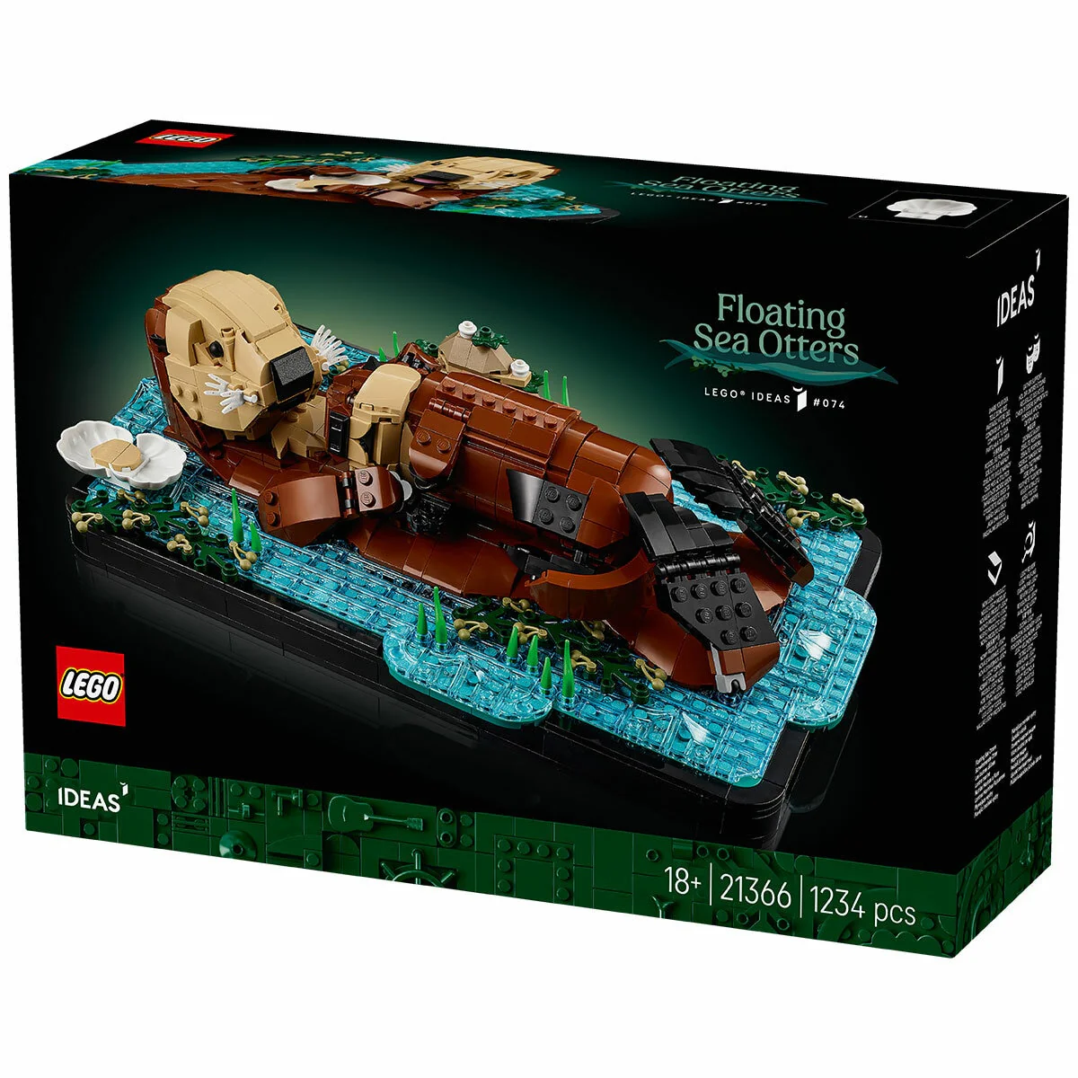 LEGO Ideas Floating Sea Otters Building Set 21366 1234 Pieces - Image 5