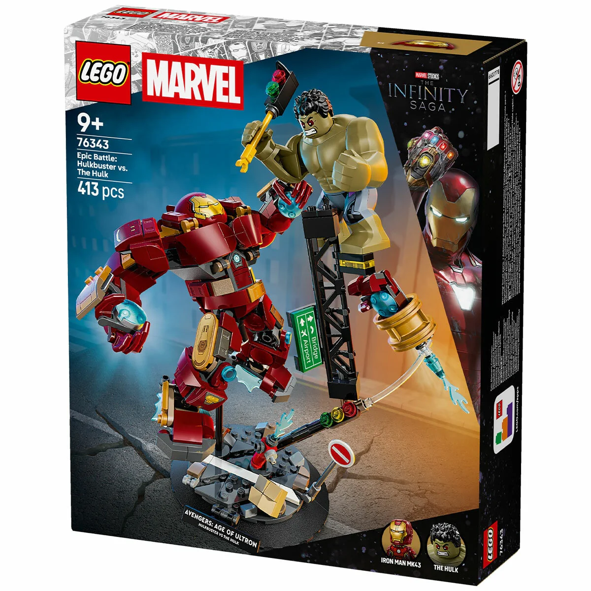 LEGO Marvel Hulkbuster vs The Hulk 76343 413-Piece Epic Battle Set - Image 6