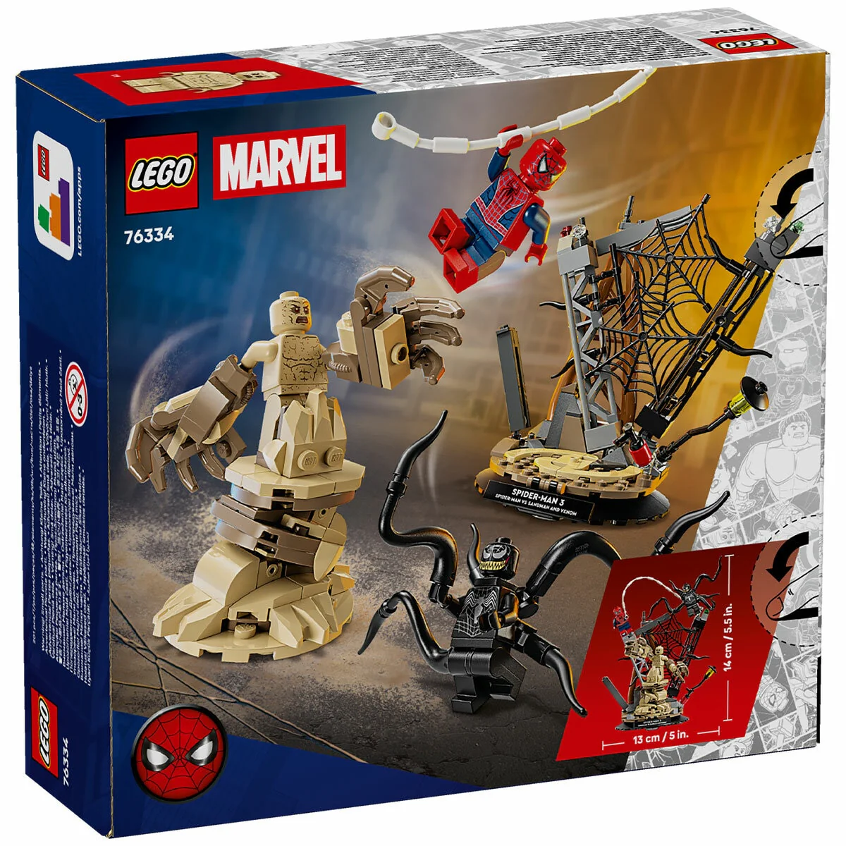 LEGO Marvel Spider-Man vs Sandman Epic Battle 76334 201-Piece Set (9+) - Image 9