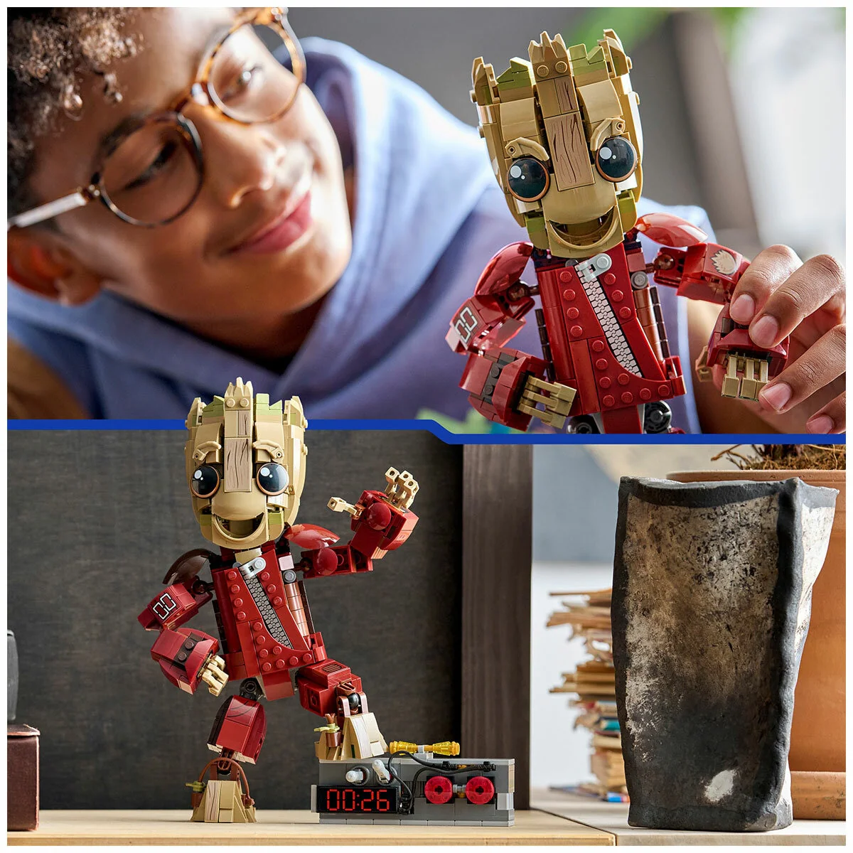 LEGO Marvel Ravager Jumpsuit Groot 76341 Posable 604-Piece Figure - Image 4