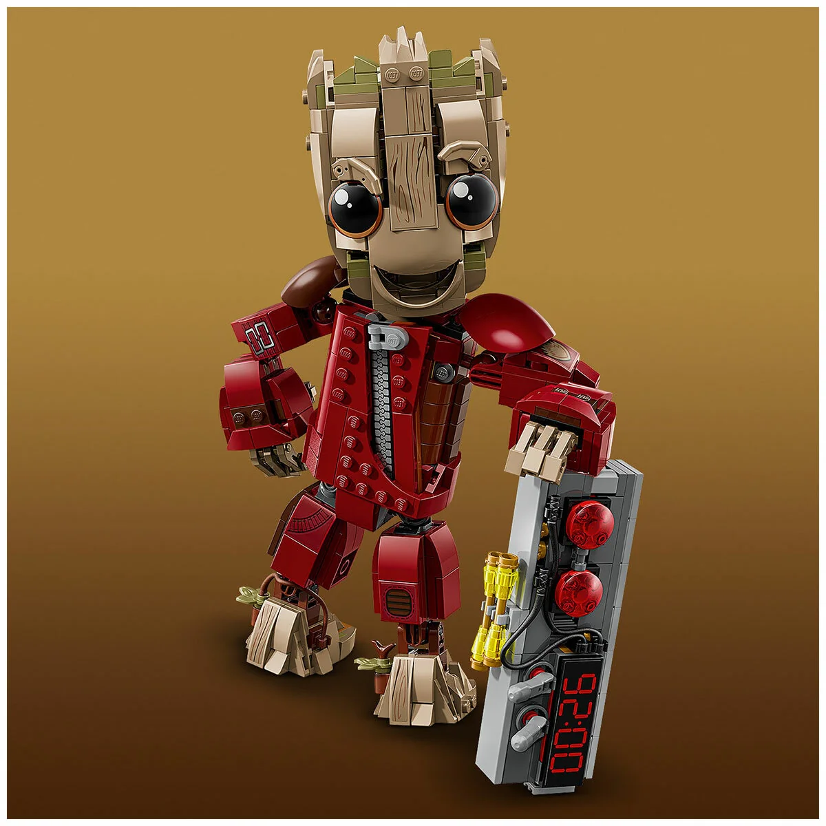 LEGO Marvel Ravager Jumpsuit Groot 76341 Posable 604-Piece Figure - Image 6
