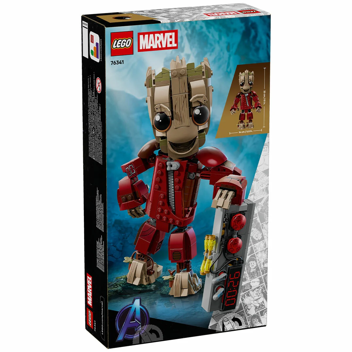 LEGO Marvel Ravager Jumpsuit Groot 76341 Posable 604-Piece Figure - Image 9
