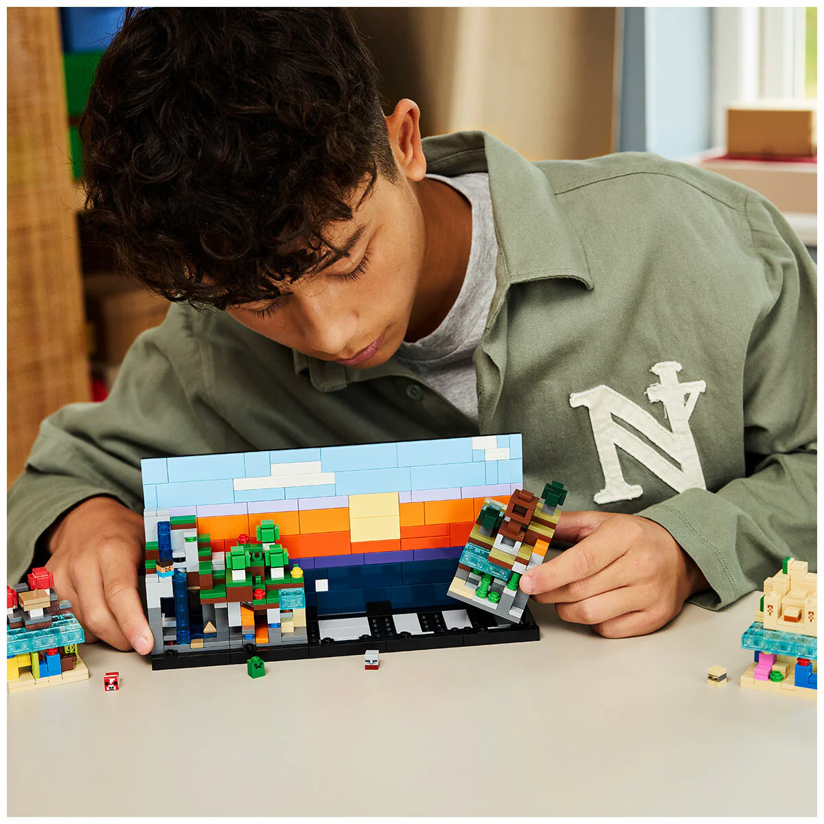LEGO Minecraft Mini Biomes 21589 797-Piece Set for Display - Image 3