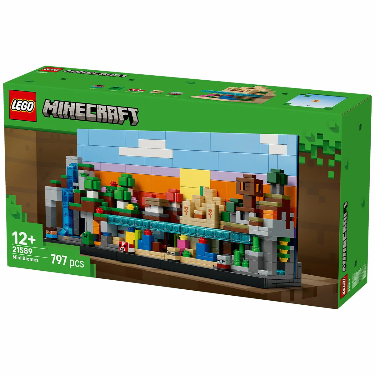 LEGO Minecraft Mini Biomes 21589 797-Piece Set for Display - Image 6