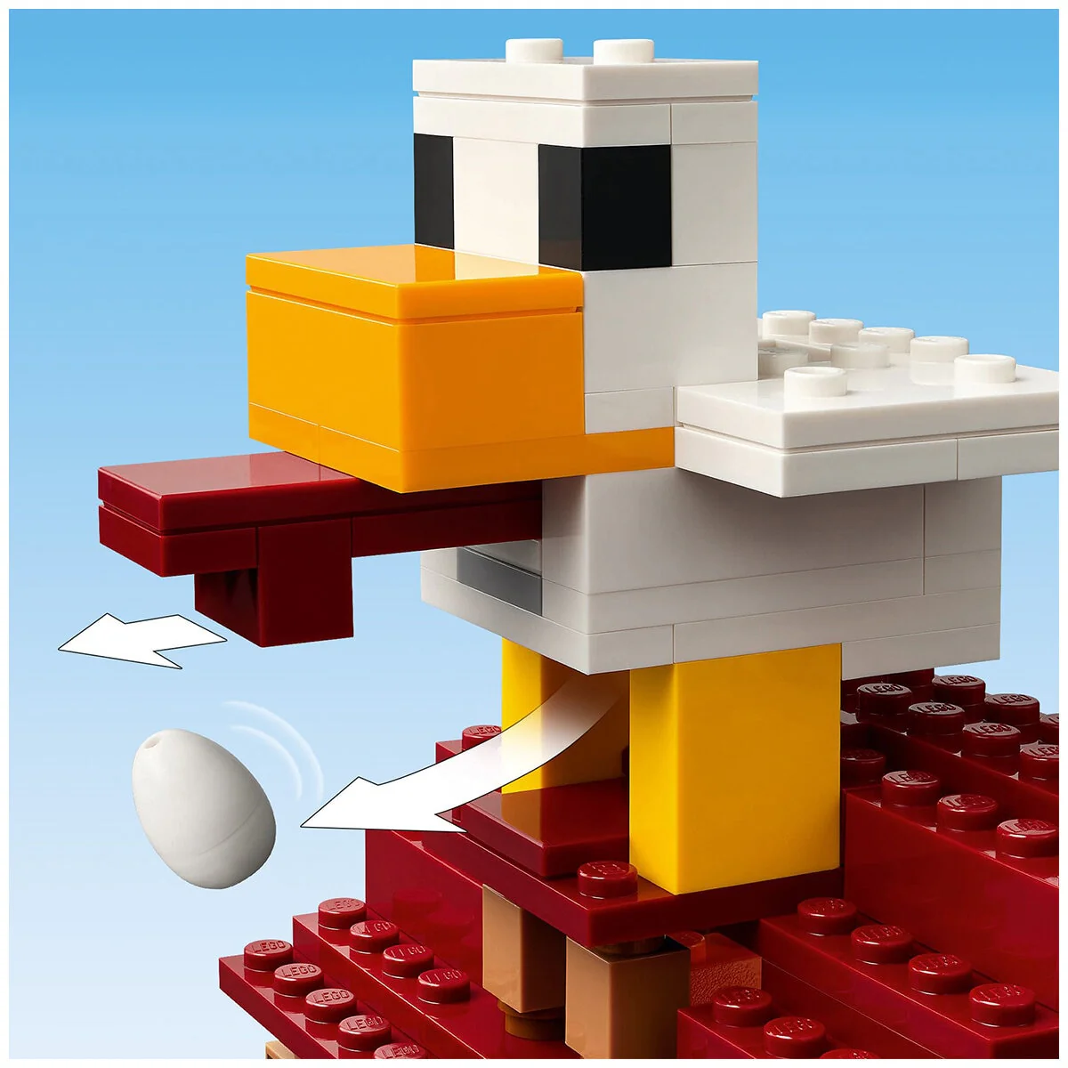LEGO Minecraft Ghast Balloon Village Attack 21273 555pc Action Set 10+ - Image 3