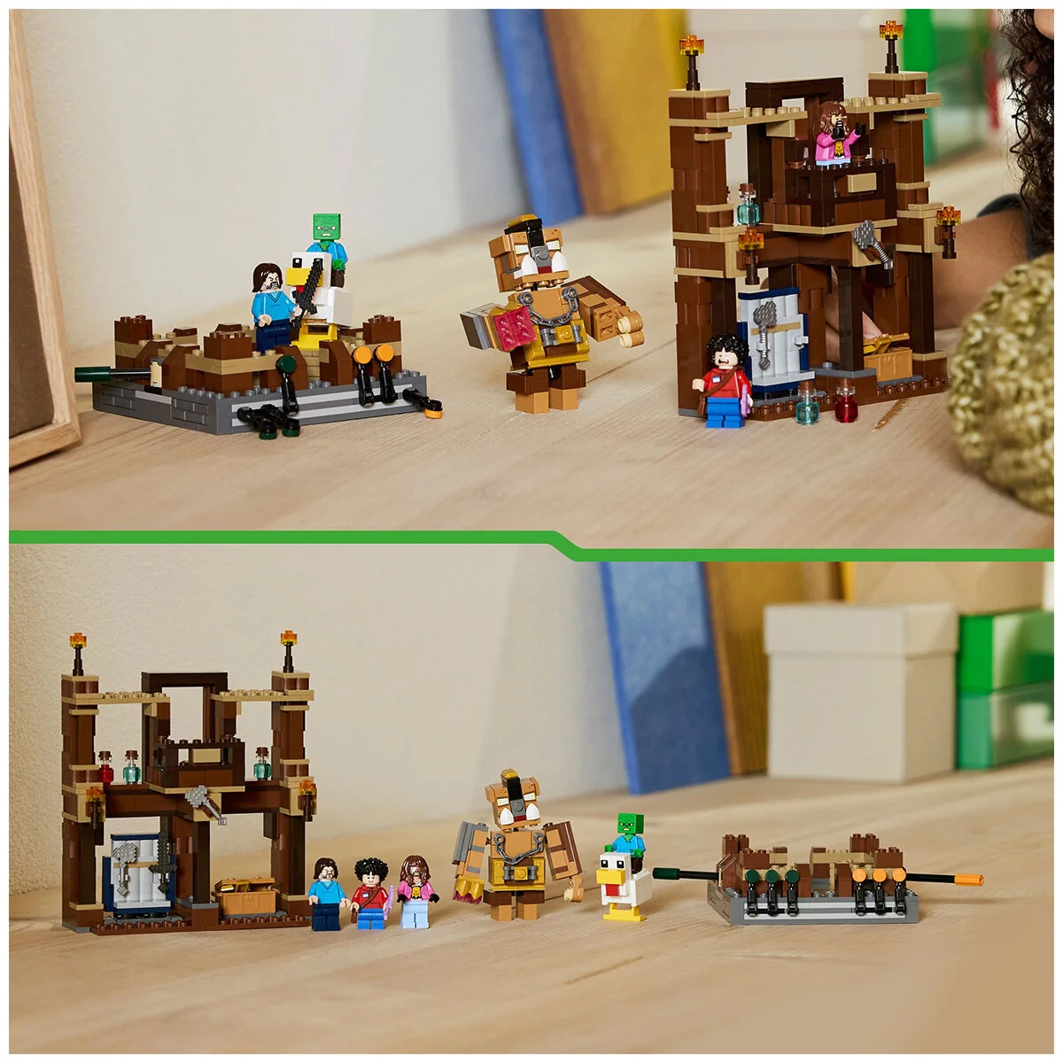 LEGO Minecraft Woodland Mansion Fighting Ring 21272 491 Pieces Interactive - Image 5