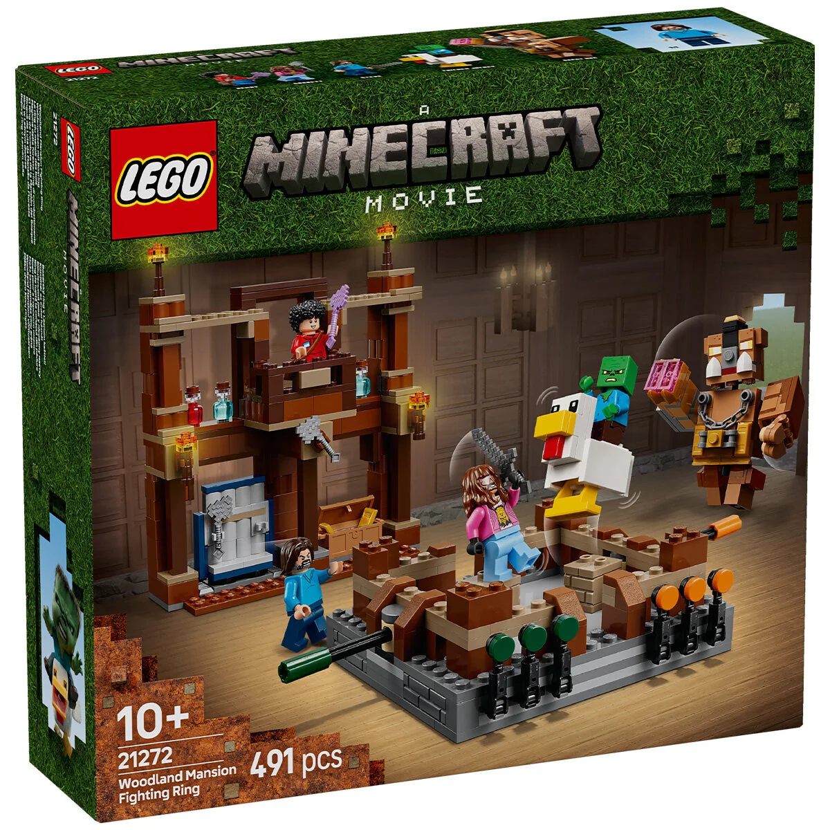LEGO Minecraft Woodland Mansion Fighting Ring 21272 491 Pieces Interactive - Image 7