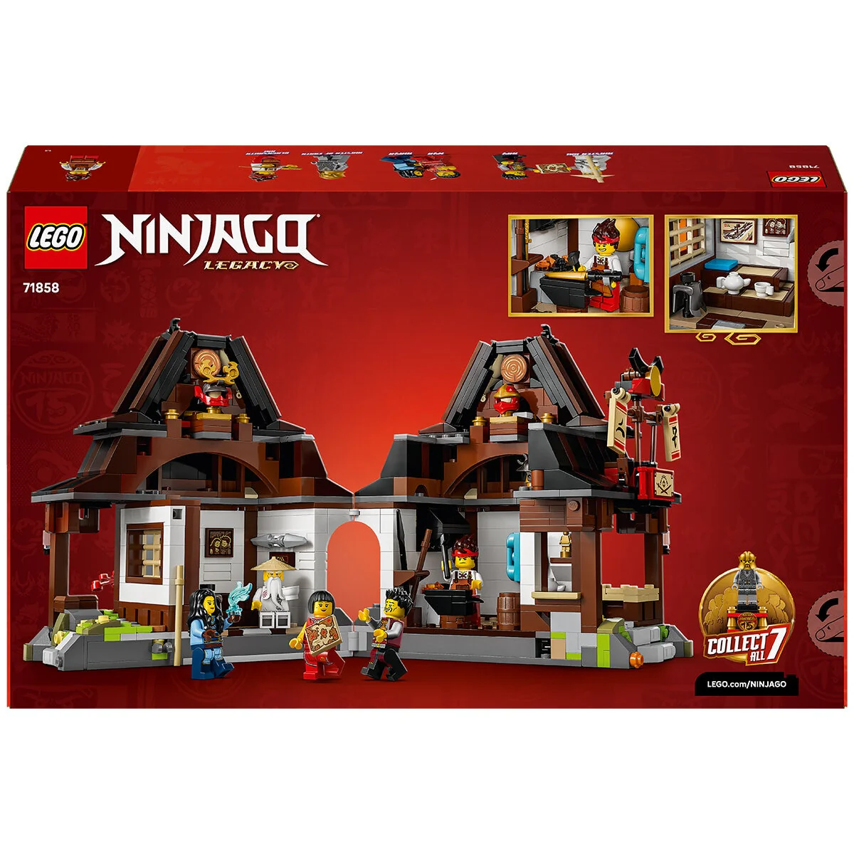 LEGO NINJAGO Four Weapons Blacksmith 15th Anniversary 71858 Black - Image 11