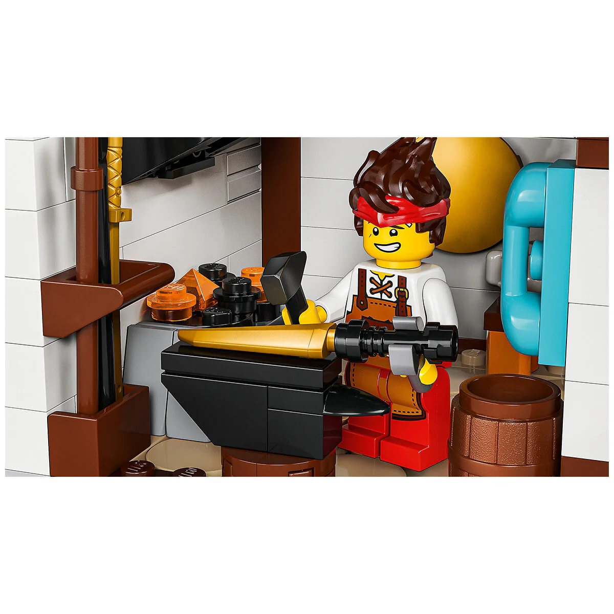 LEGO NINJAGO Four Weapons Blacksmith 15th Anniversary 71858 Black - Image 7
