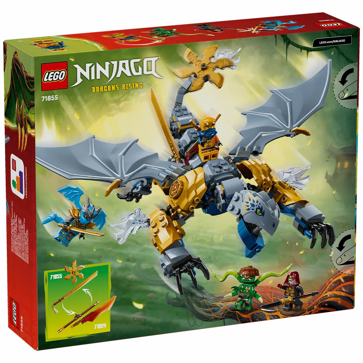 LEGO Ninjago Ninja Dragon Riyu’s Battle 71855 347-Piece Posable - Image 7