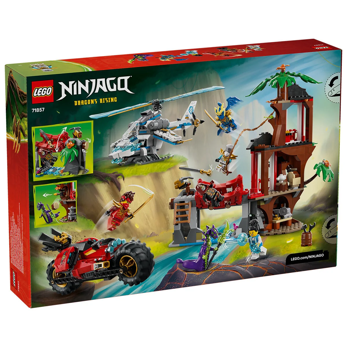 LEGO NINJAGO Ninja Vehicle Tree House Battle 71857 642-Piece Set - Image 11