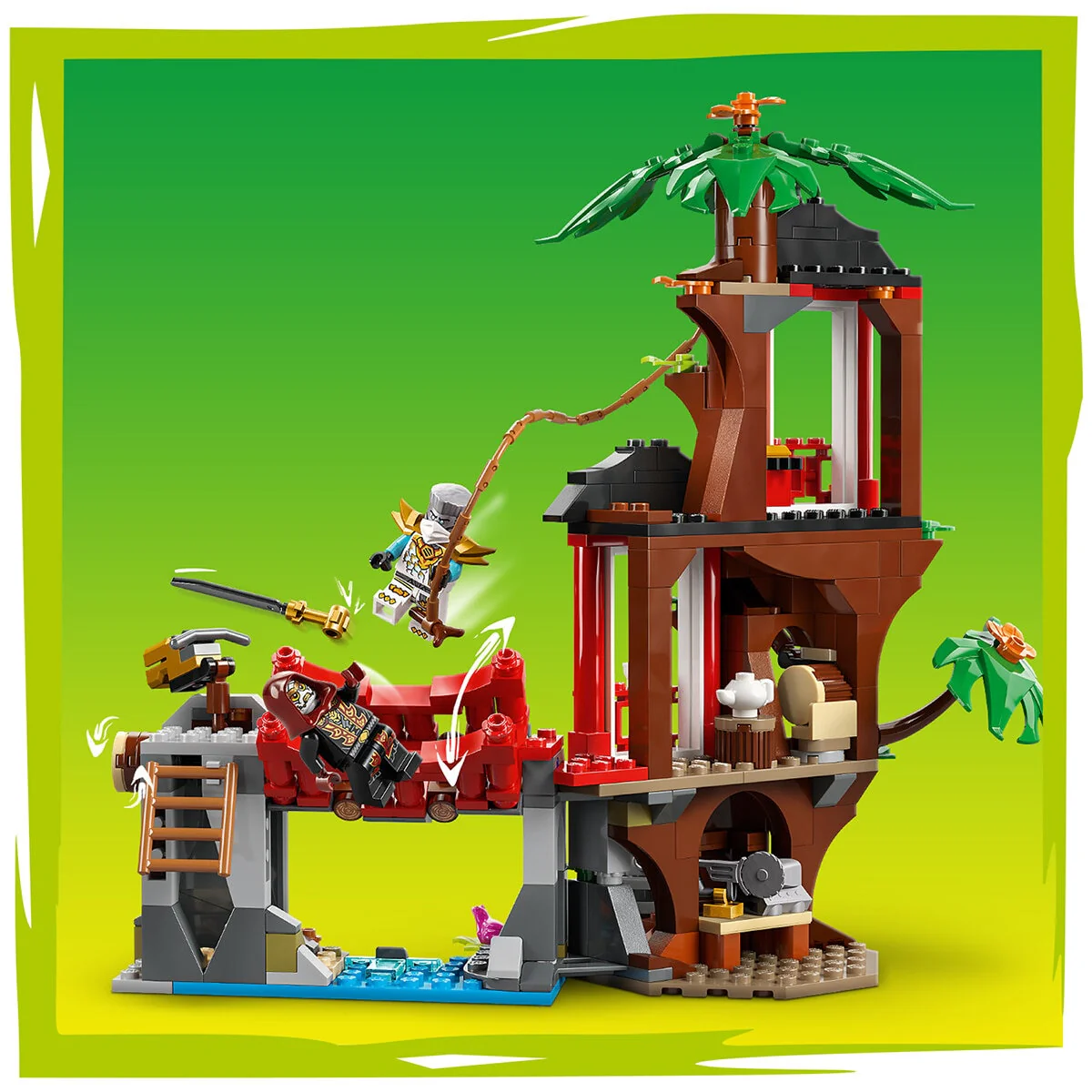 LEGO NINJAGO Ninja Vehicle Tree House Battle 71857 642-Piece Set - Image 8