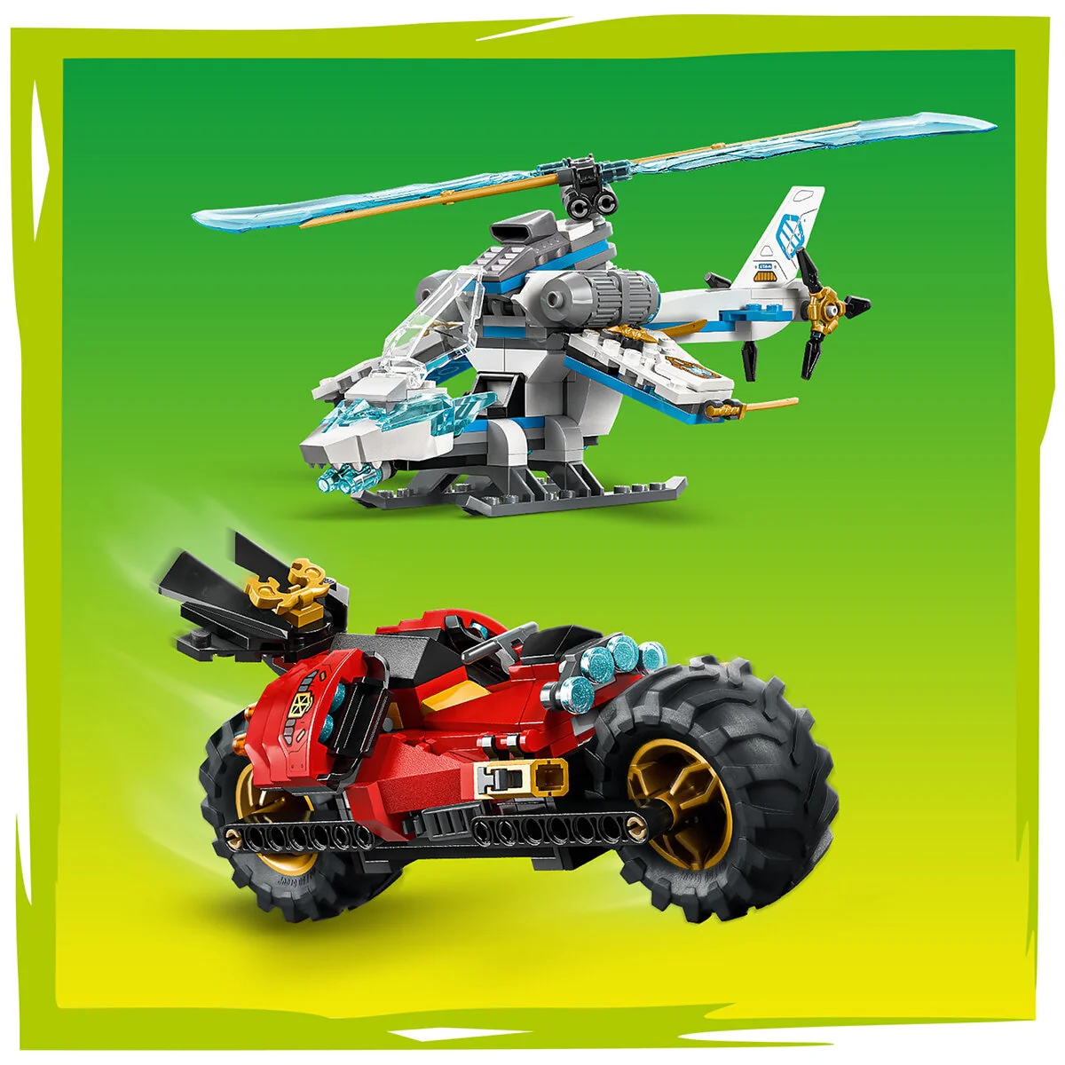 LEGO NINJAGO Ninja Vehicle Tree House Battle 71857 642-Piece Set - Image 9