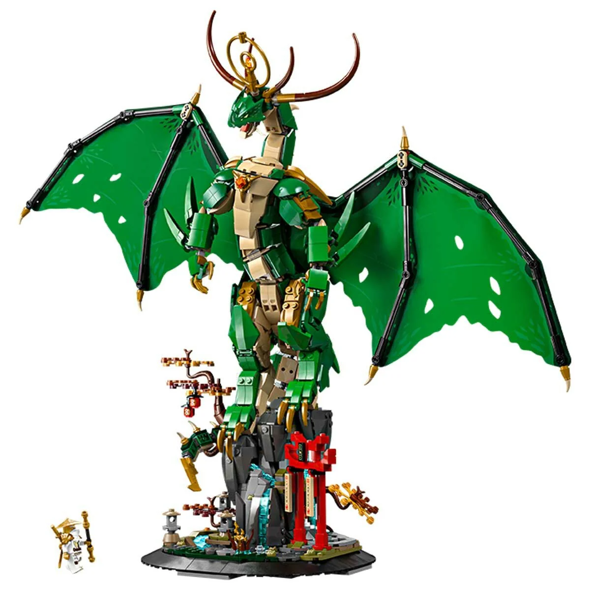 LEGO NINJAGO The Guardian Dragon 71847 1650-Piece Posable Display - Image 2