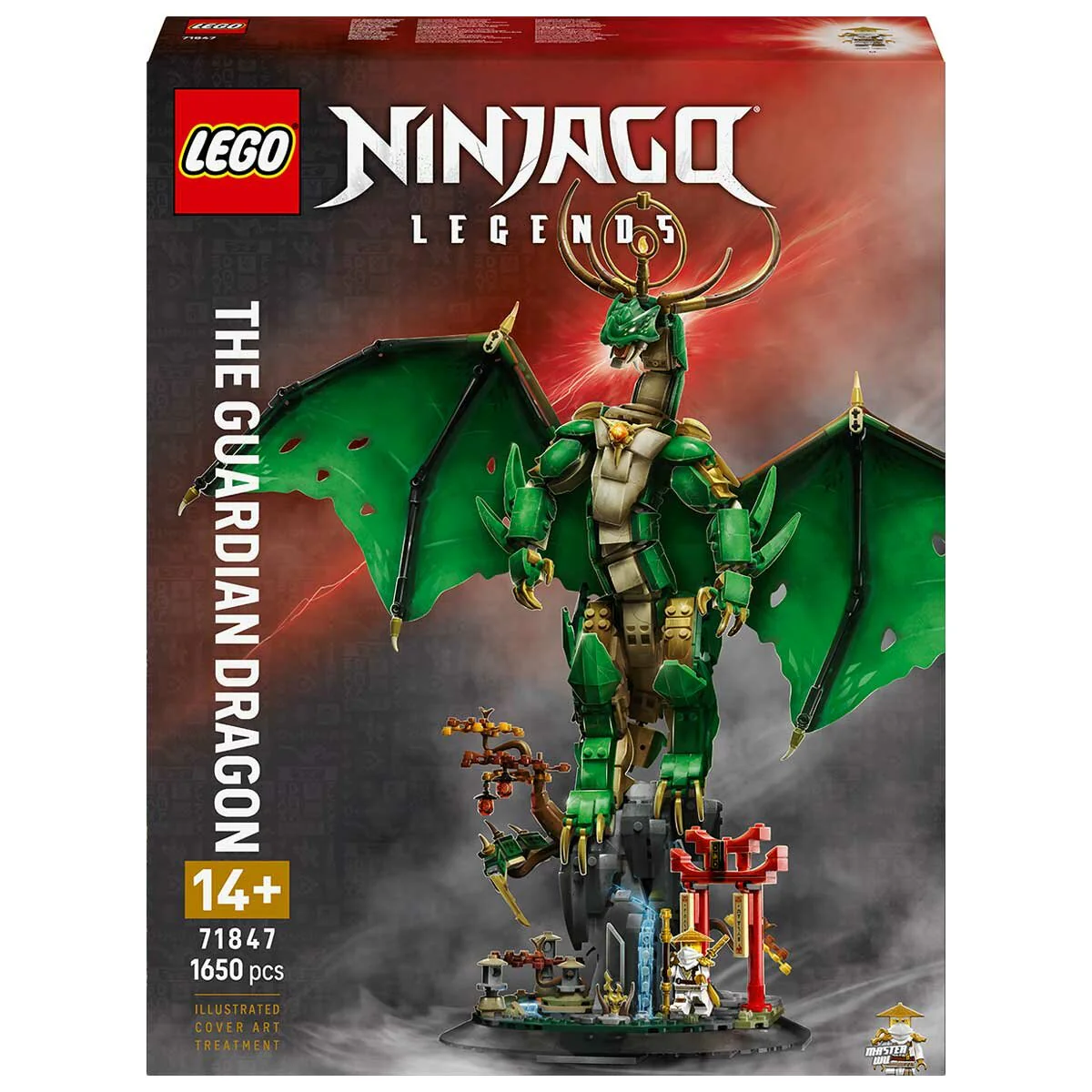 LEGO NINJAGO The Guardian Dragon 71847 1650-Piece Posable Display - Image 7