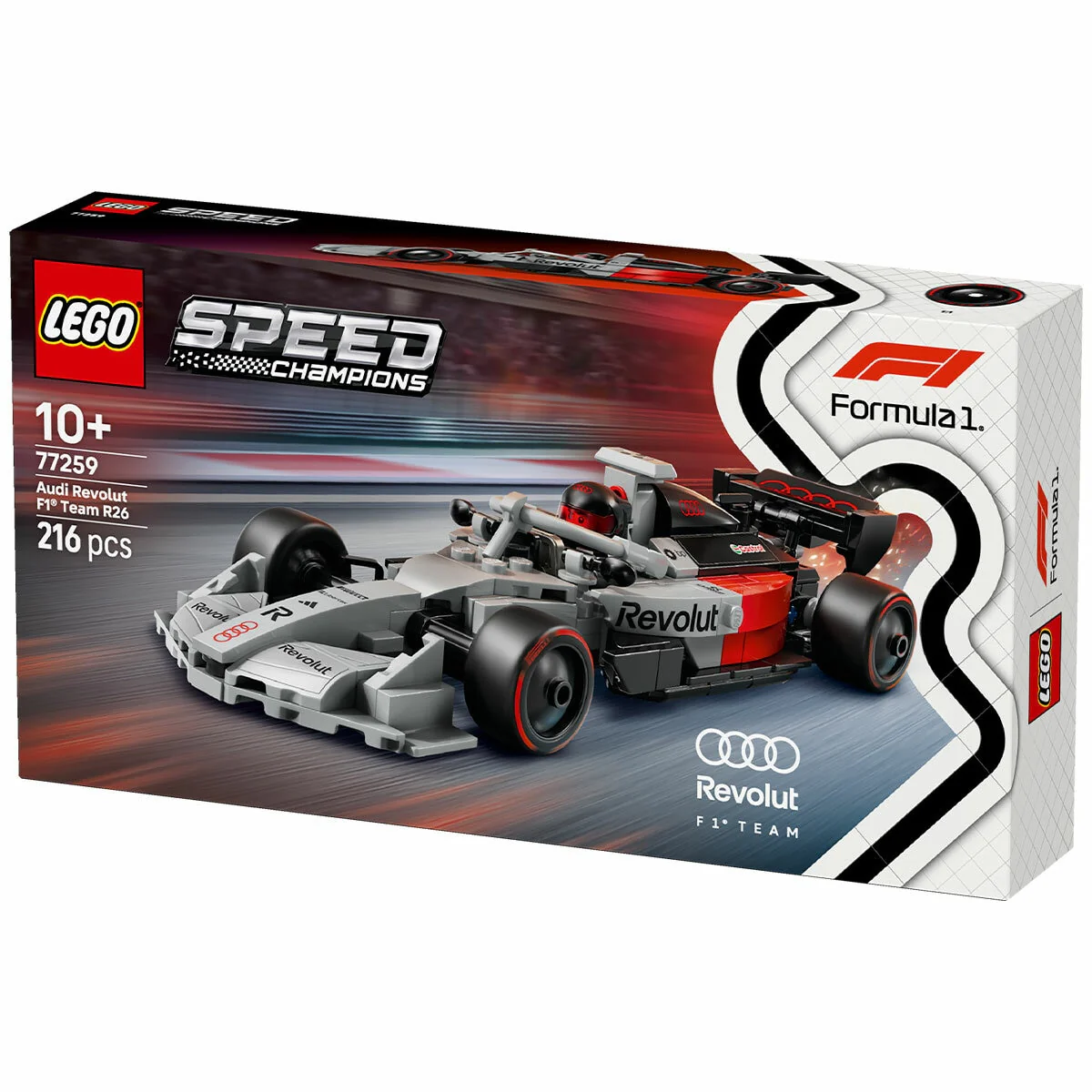 LEGO Speed Champions Audi Revolut F1 Team R26 Race Car 77259 216 Pieces - Image 4