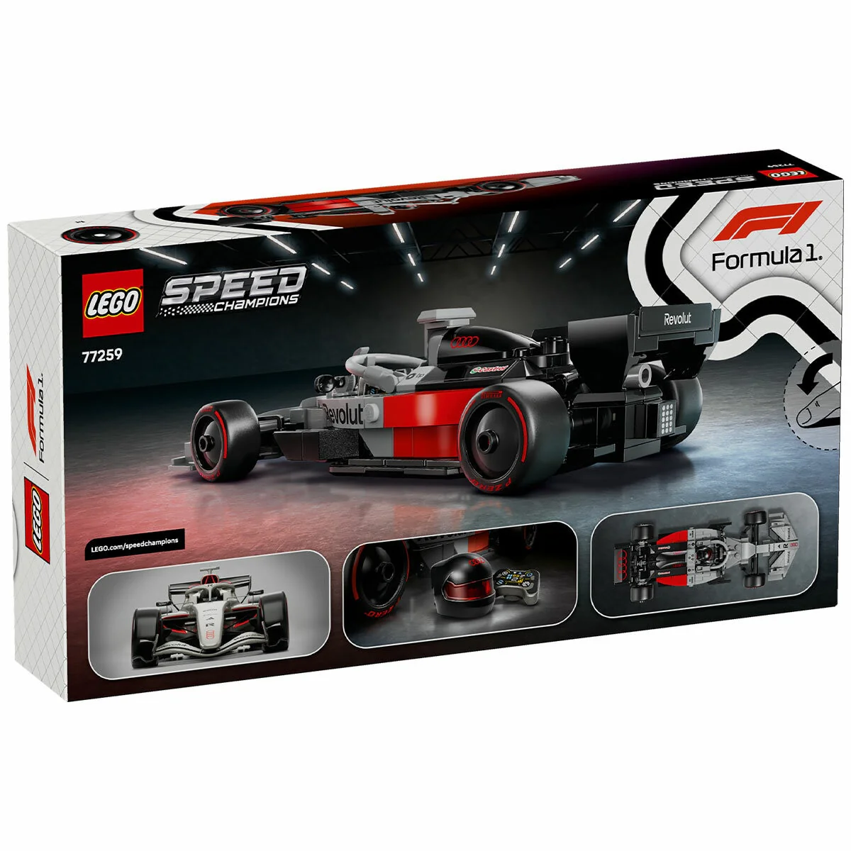 LEGO Speed Champions Audi Revolut F1 Team R26 Race Car 77259 216 Pieces - Image 5