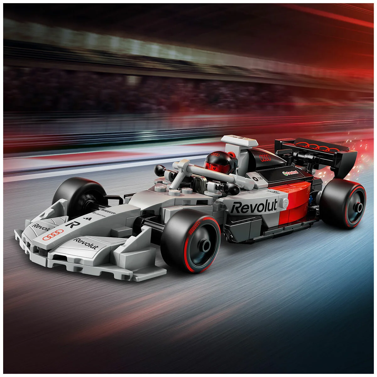 LEGO Speed Champions Audi Revolut F1 Team R26 Race Car 77259 216 Pieces - Image 6