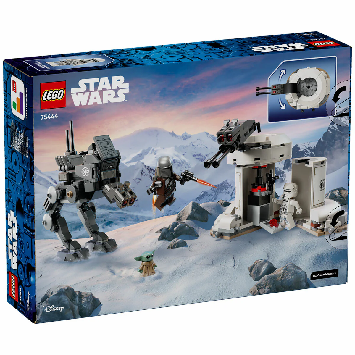 LEGO Star Wars AT-RT Attack 75444 Posable Walker Toy Set - Image 2