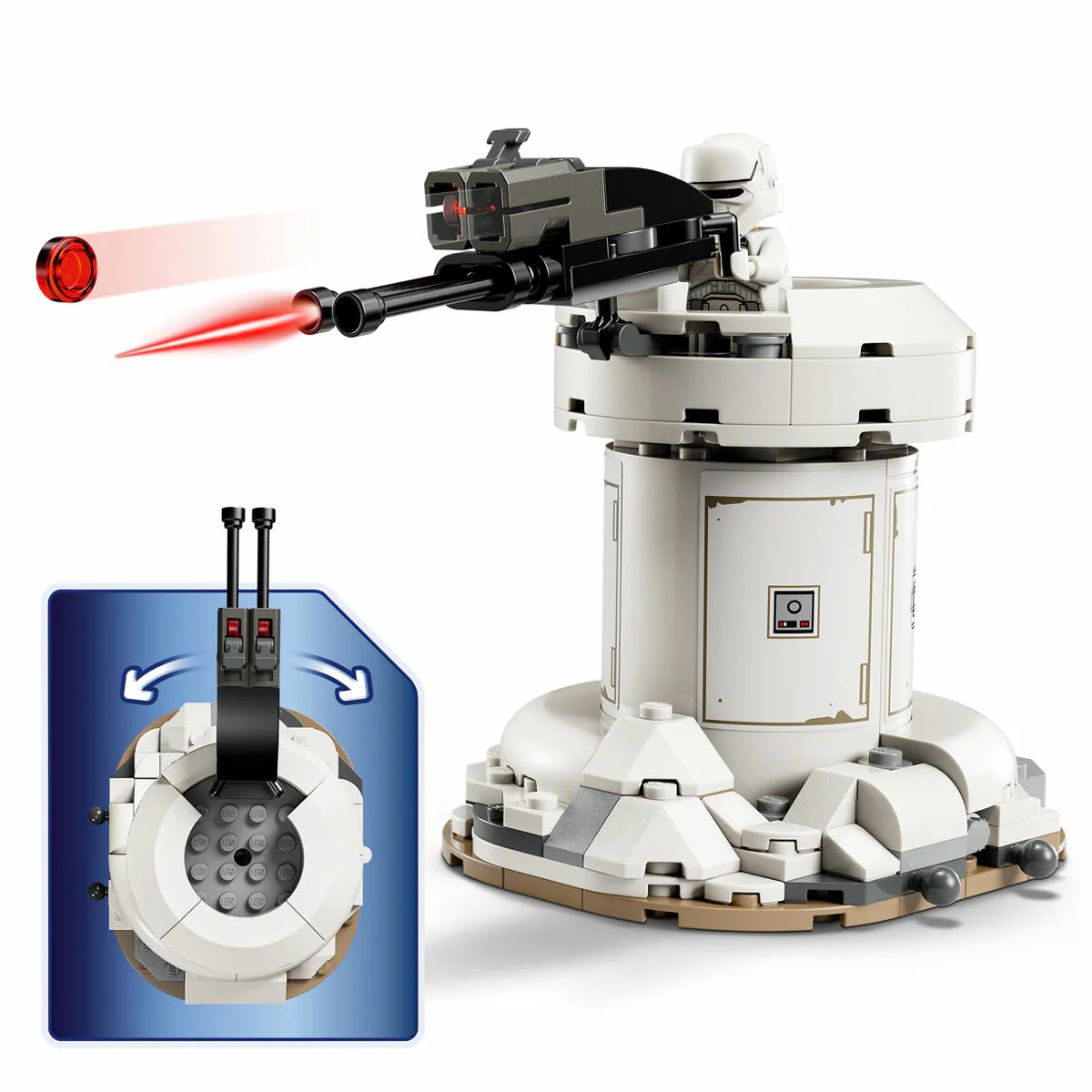 LEGO Star Wars AT-RT Attack 75444 Posable Walker Toy Set - Image 5