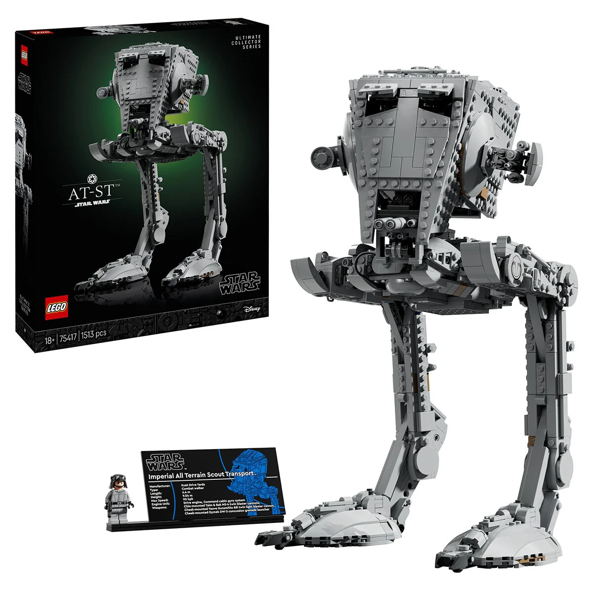 LEGO Star Wars AT-ST Walker 75417 Ultimate Collector Series 37cm