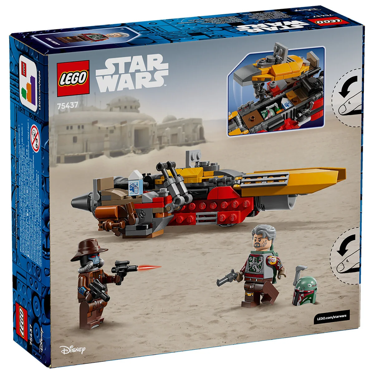 LEGO Star Wars Cobb Vanth’s Speeder 75437 Building Set 207 Pieces - Image 10