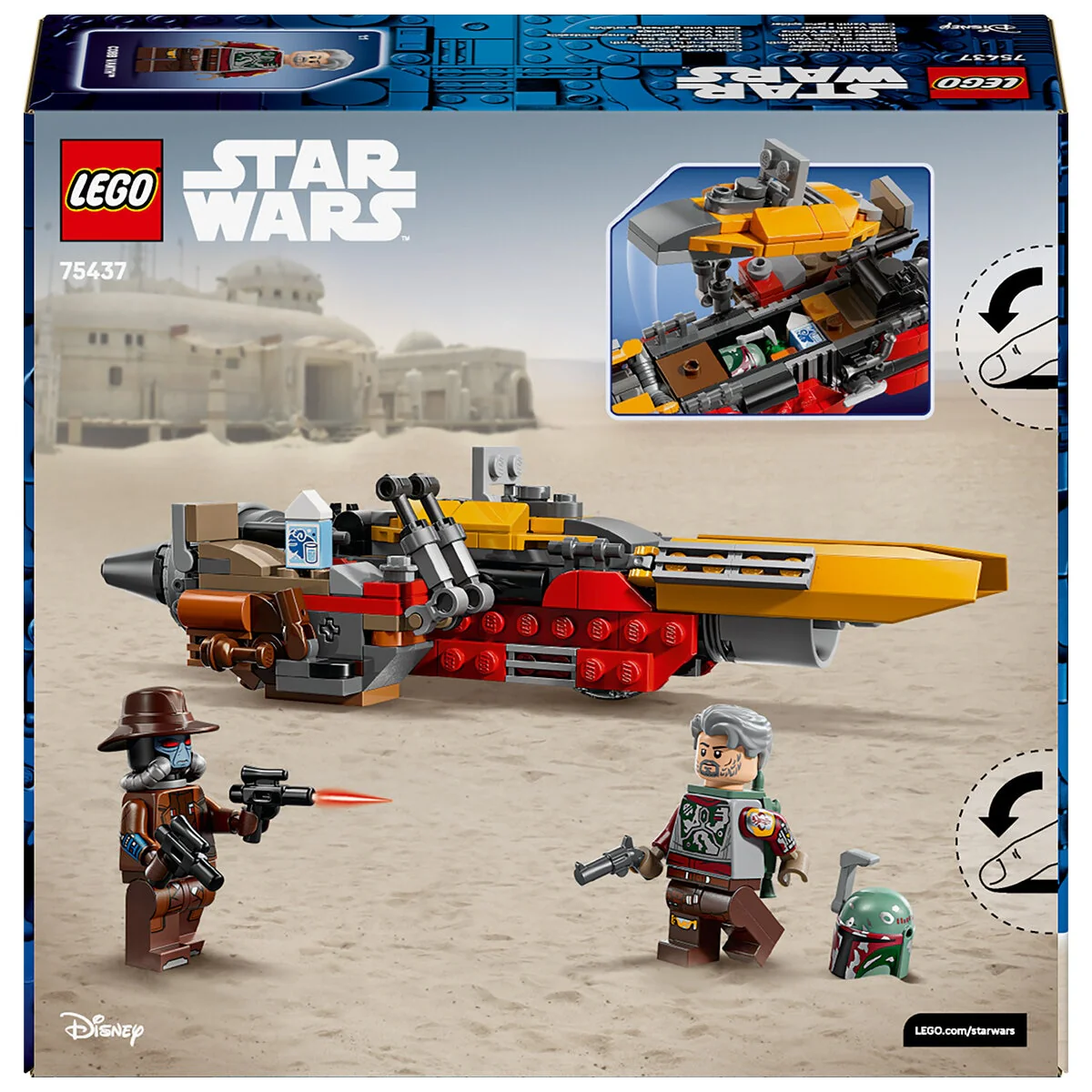 LEGO Star Wars Cobb Vanth’s Speeder 75437 Building Set 207 Pieces - Image 11