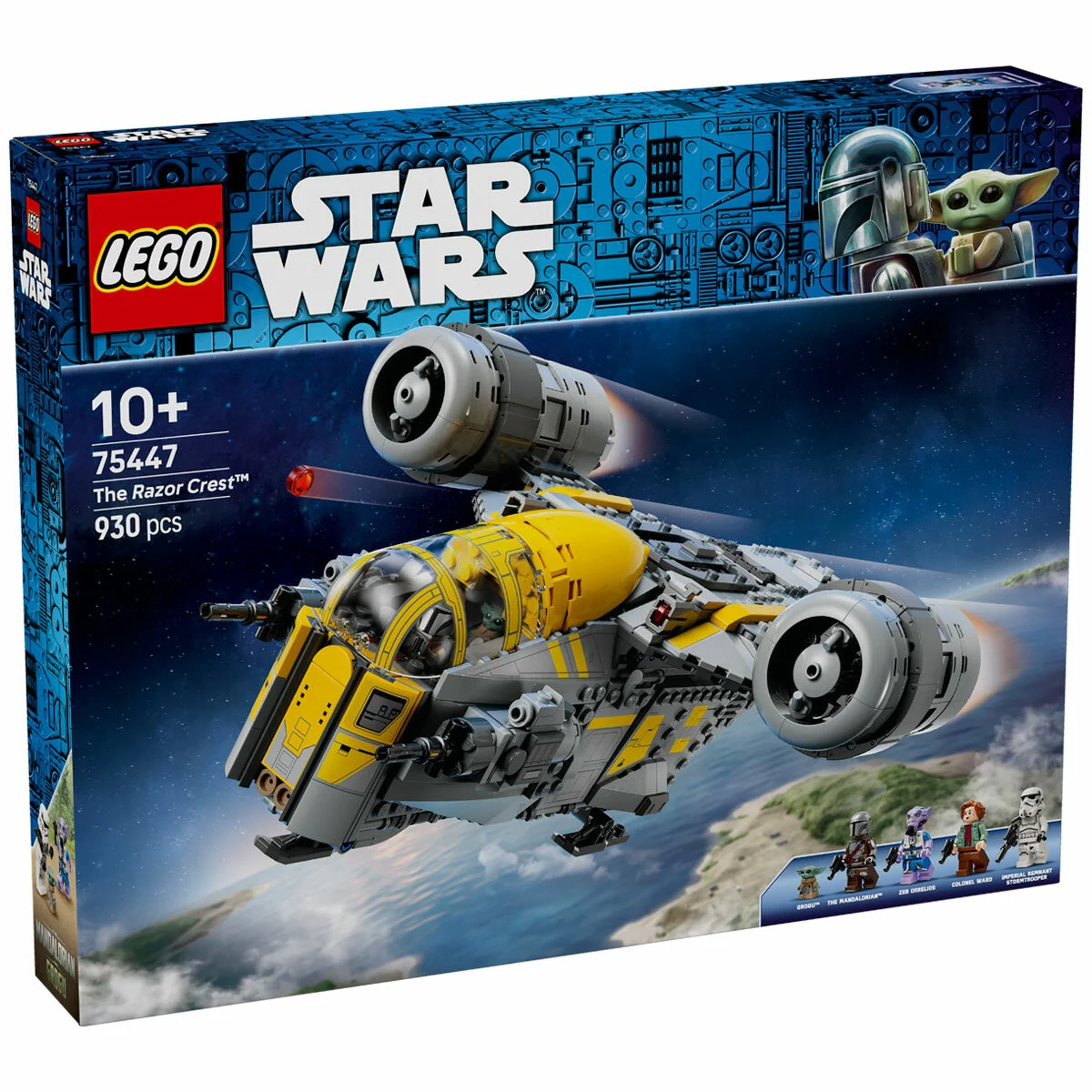 LEGO Star Wars The Razor Crest 75447 930-Piece Building Set for Kids, 10+ - Image 3