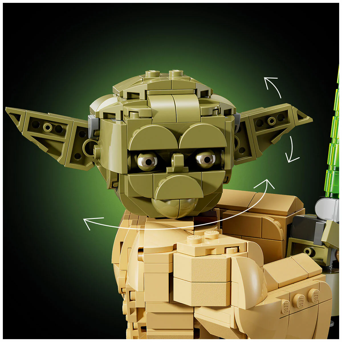 LEGO Star Wars Yoda Bust 75438 399-Piece Collectible Set - Image 13