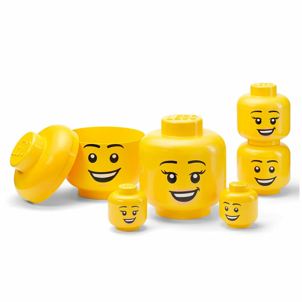 LEGO Storage Head Ultimate Assortment 6-Piece Set Stylish - Image 2