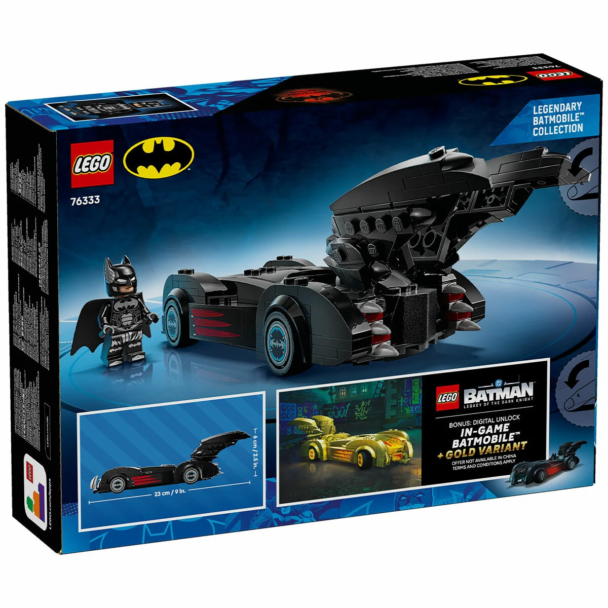 LEGO DC Batman and Robin Batmobile 76333 Collectible 272-Piece - Image 7