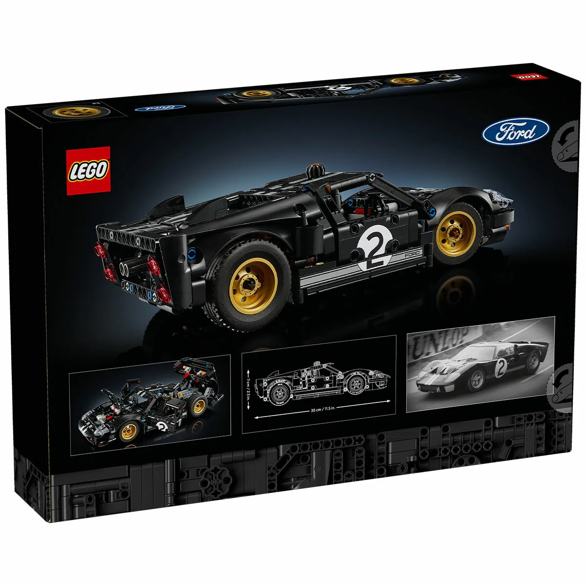 LEGO Technic 1966 Ford GT40 MKII Race Car 42223 793-Piece Model - Image 8