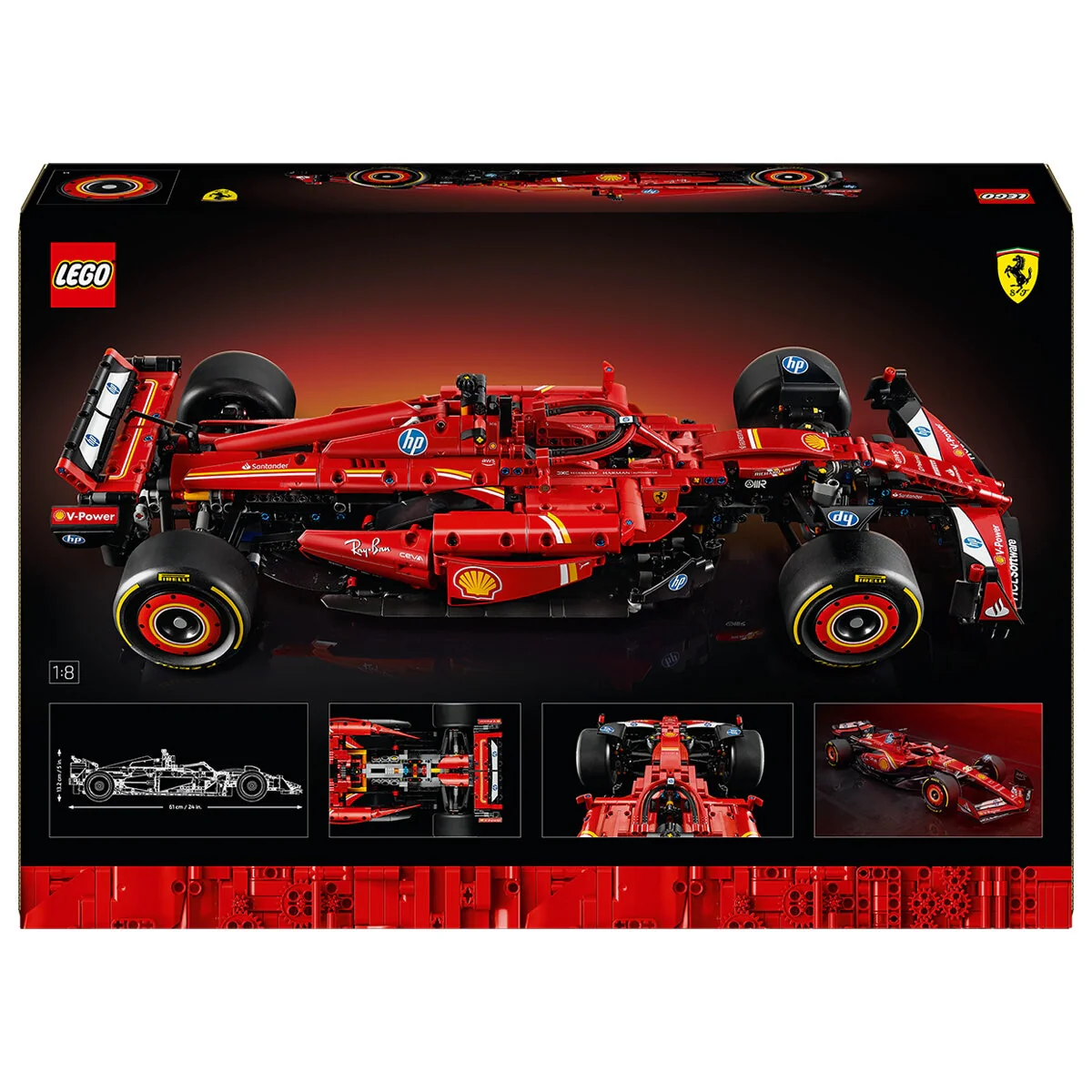 LEGO Technic Ferrari SF-24 F1 Car 42207 1:8 Scale Detailed Adult - Image 10