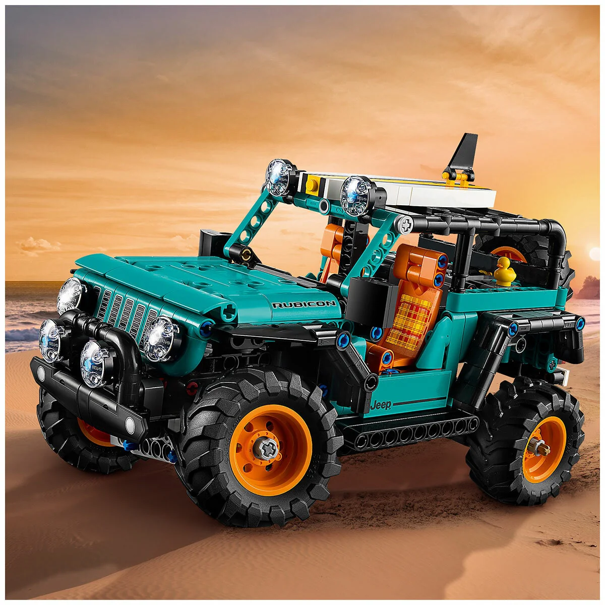 LEGO Technic Jeep Wrangler Rubicon SUV 42227 723-Piece Gift for 10+ - Image 7