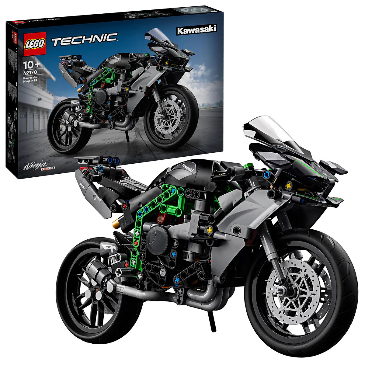 LEGO Technic Kawasaki Ninja H2R Motorcycle 42170 1:8 Scale Model Kit