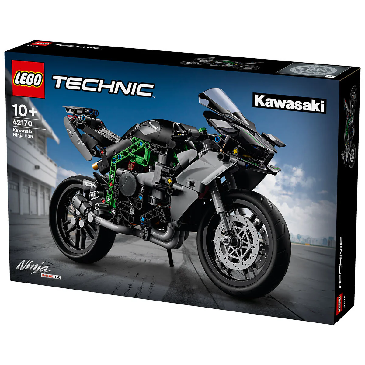 LEGO Technic Kawasaki Ninja H2R Motorcycle 42170 1:8 Scale Model Kit - Image 3