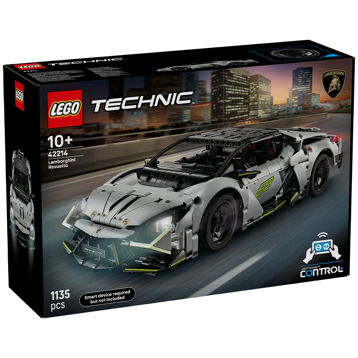 LEGO Technic Lamborghini Revuelto 42214 1135-Piece Supercar Rechargeable - Image 5