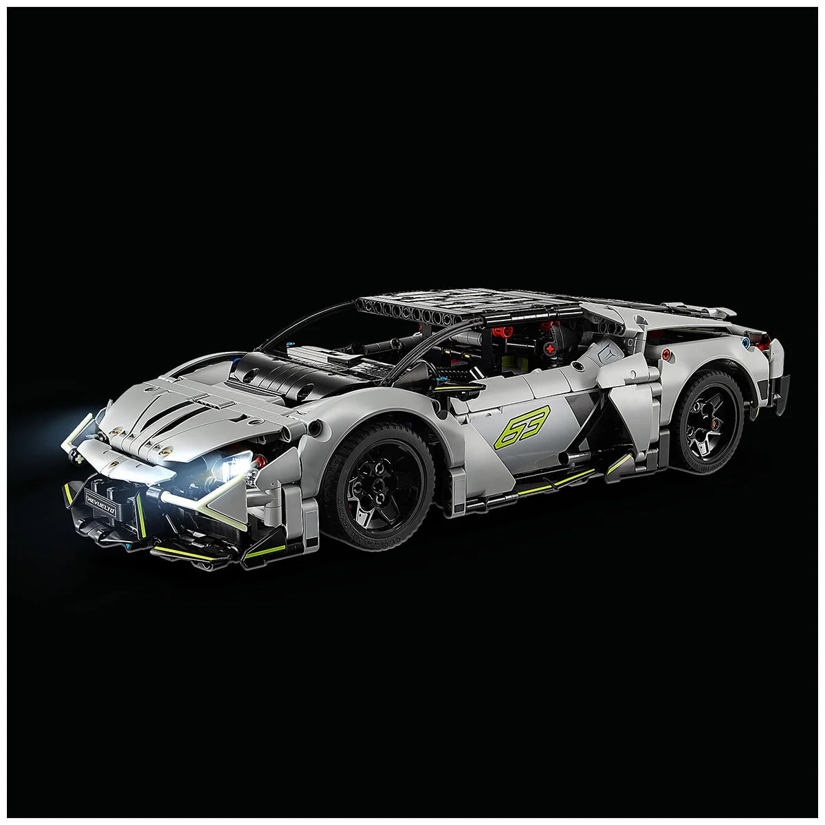 LEGO Technic Lamborghini Revuelto 42214 1135-Piece Supercar Rechargeable - Image 8