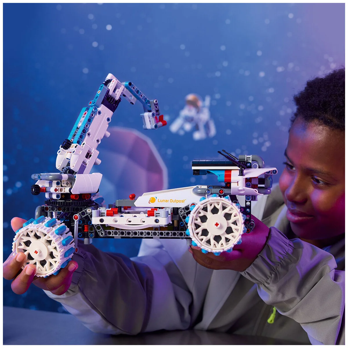 LEGO Technic Lunar Outpost Moon Rover Space Vehicle 42211 STEM - Image 4