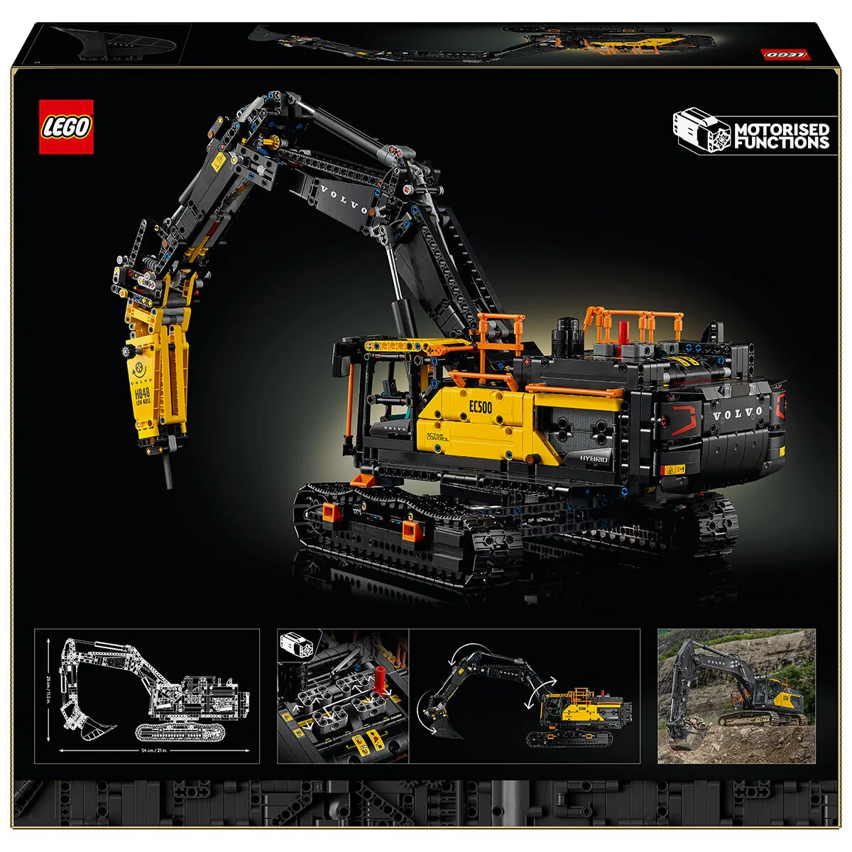 LEGO Technic Volvo EC500 Hybrid Excavator 42215 Motorised Set for Adults - Image 11